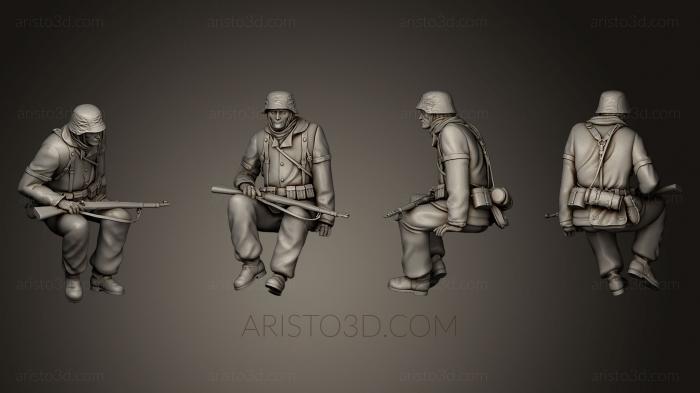 Military figurines (STKW_0082) 3D model for CNC machine